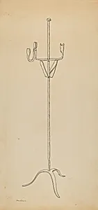 Rush and Candle Stand