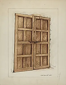 Sacristy Door at Mission San Juan Bautista