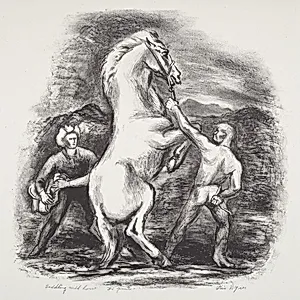 Saddling Wild Horse