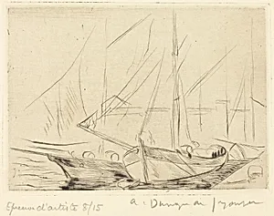 Sailboats, Saint-Tropez (Saint-Tropez, les tartanes)