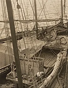 Sailing Ships at Dock, Port of Spain, Trinidad