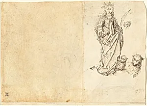Saint Agnes (verso)