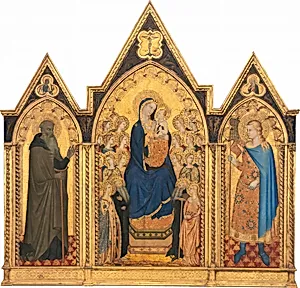 Saint Anthony Abbot [left panel]