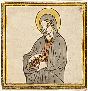 Saint Catherine of Siena, or Saint Clare of Assisi by Italian 15th Century
