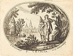 Saint Cecilia in a Landscape