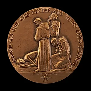 Saint Francis of Assisi at Prayer [obverse]