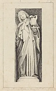 Saint John, from Henry the Seventh's Chapel  Westminster Abbey by Maria Denman after John Flaxman
