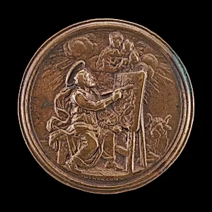 Saint Luke Painting the Virgin [reverse]