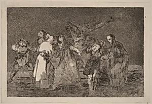 Sanan cuchilladas mas no malas palabras (Wounds Heal Quicker than Hasty Words) by Francisco Goya