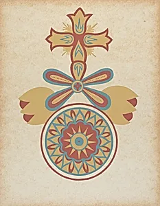 Santa Barbara Mission Doorway Design from the portfolio "Decorative Art of Spanish California" by American 20th Century