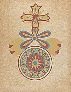 Santa Barbara Mission Doorway Design from the portfolio "Decorative Art of Spanish California" by American 20th Century