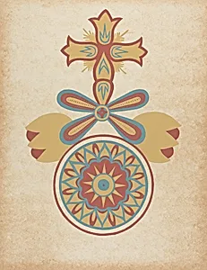 Santa Barbara Mission Doorway Design from the portfolio "Decorative Art of Spanish California" by American 20th Century