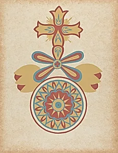 Santa Barbara Mission Doorway Design from the portfolio "Decorative Art of Spanish California" by American 20th Century