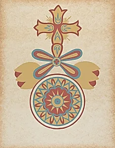 Santa Barbara Mission Doorway Design from the portfolio "Decorative Art of Spanish California" by American 20th Century