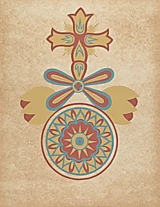 Santa Barbara Mission Doorway Design from the portfolio "Decorative Art of Spanish California" by American 20th Century