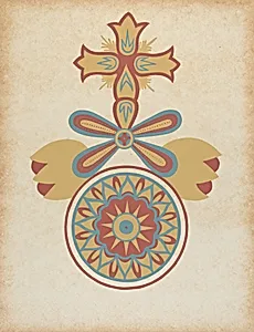 Santa Barbara Mission Doorway Design from the portfolio "Decorative Art of Spanish California" by American 20th Century
