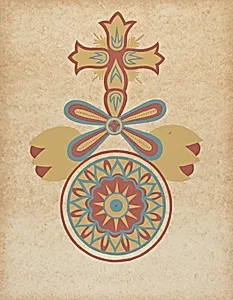 Santa Barbara Mission Doorway Design from the portfolio "Decorative Art of Spanish California" by American 20th Century
