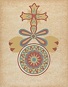 Santa Barbara Mission Doorway Design from the portfolio "Decorative Art of Spanish California" by American 20th Century