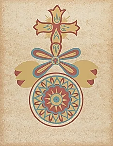 Santa Barbara Mission Doorway Design from the portfolio "Decorative Art of Spanish California" by American 20th Century