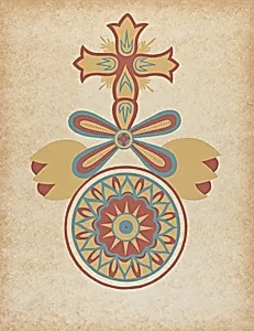 Santa Barbara Mission Doorway Design from the portfolio "Decorative Art of Spanish California" by American 20th Century