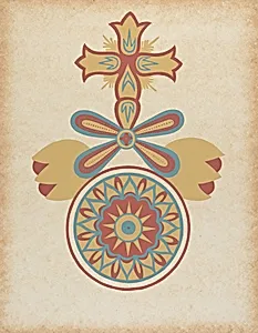 Santa Barbara Mission Doorway Design from the portfolio "Decorative Art of Spanish California" by American 20th Century