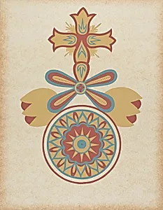 Santa Barbara Mission Doorway Design from the portfolio "Decorative Art of Spanish California" by American 20th Century
