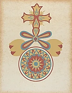 Santa Barbara Mission Doorway Design from the portfolio "Decorative Art of Spanish California" by American 20th Century