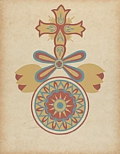 Santa Barbara Mission Doorway Design from the portfolio "Decorative Art of Spanish California" by American 20th Century