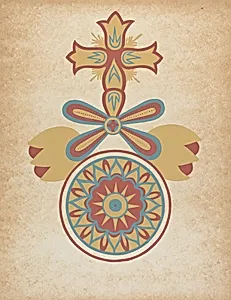 Santa Barbara Mission Doorway Design from the portfolio "Decorative Art of Spanish California" by American 20th Century