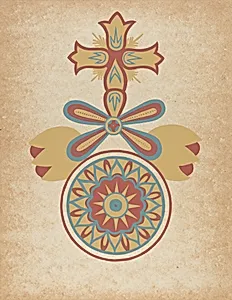 Santa Barbara Mission Doorway Design from the portfolio "Decorative Art of Spanish California" by American 20th Century