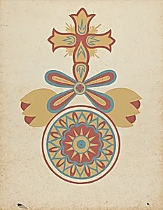 Santa Barbara Mission Doorway Design from the portfolio "Decorative Art of Spanish California" by American 20th Century