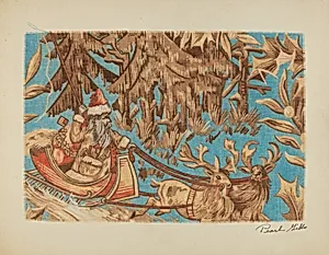Santa Claus Tapestry