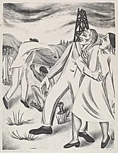 Scene in Texas Slavery Days