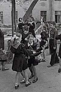 Schoolchildren, Moscow, Russia