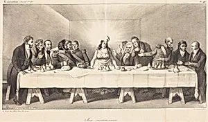 Scène révolutionnaire: Parody on the Last Supper