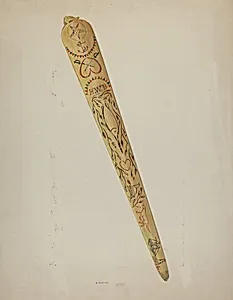 Scrimshaw: Swordfish Bill