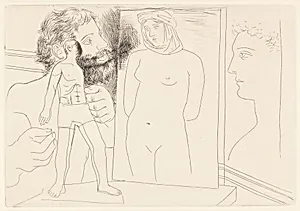 Sculpteur avec sculpture et d'autres oeuvres (Sculptor with a Sculpture and Other Works)