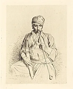 Seated Arab with Pipe