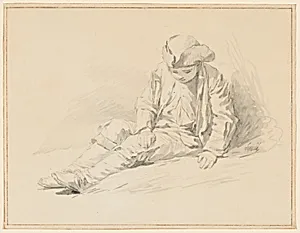 Seated Boy with Head Down