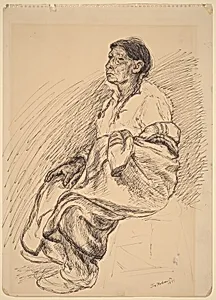Seated Indian Woman
