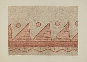 Section of Wall Decoration-Mission San Francisco de Assis (Dolores)