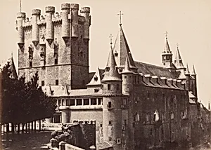 Segovia, Façade of the Alcazar and Moorish Tower