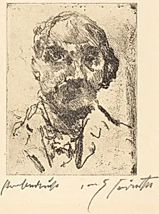 Selbstbildnis (Self-Portrait) by Lovis Corinth