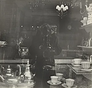 Self-Portrait in Antique Shop Window, rue de l'Odéon, Paris