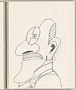 Self-Portrait in Profile