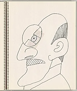 Self-Portrait in Profile