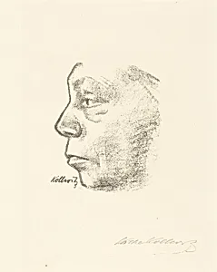 Self-Portrait in Profile (Selbstbildnis im Profil)
