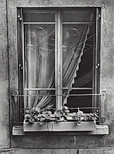 Self-Portrait in Window