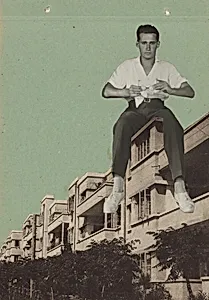 Self-Portrait on Building
