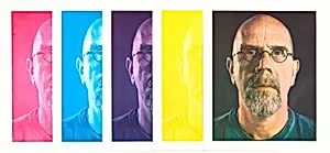 Self-Portrait (study for unpublished progression print)
